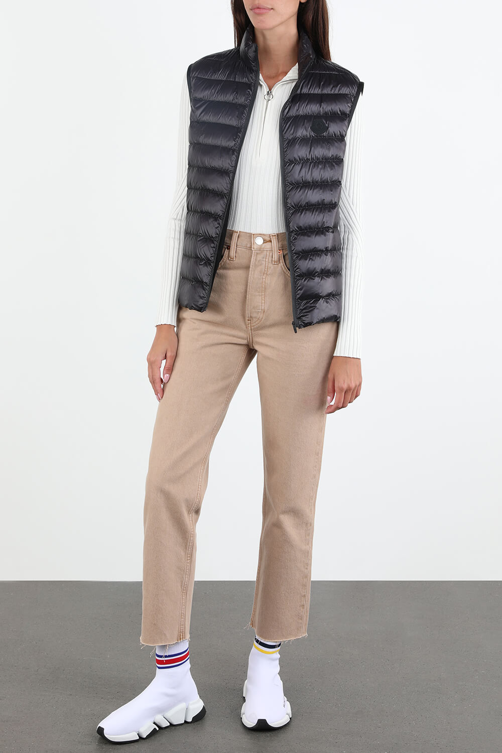 מעיל וסט ספיקולס בגוון שחור